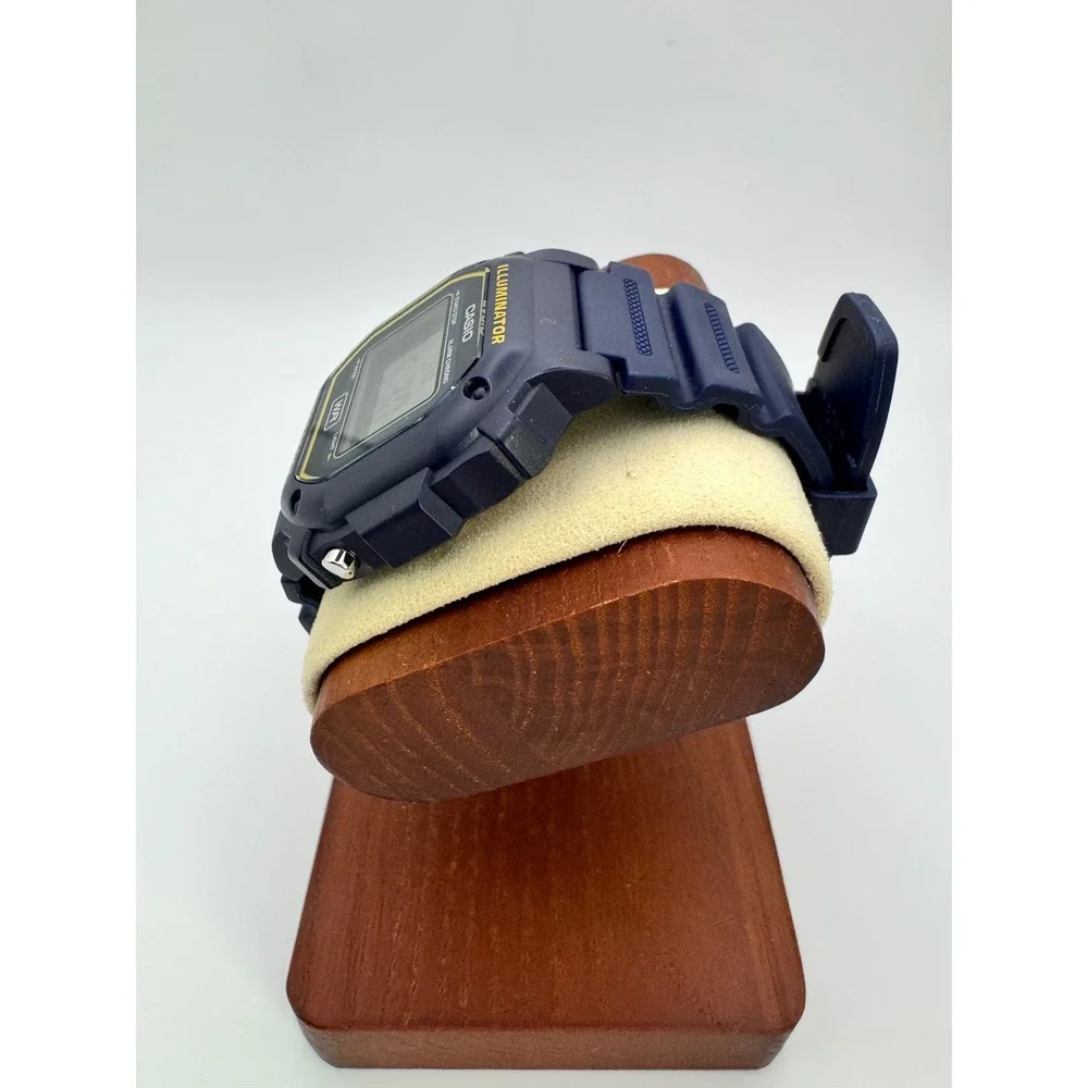 Casio Illuminator Digital Watch Navy Blue Yellow F-108WH-2A2CF 3224 New